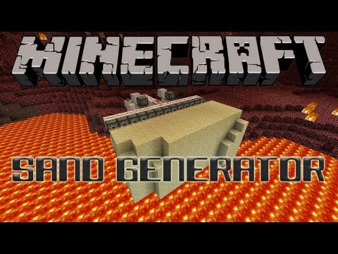 Sand Generator For Minecraft 1.3 Tutorial