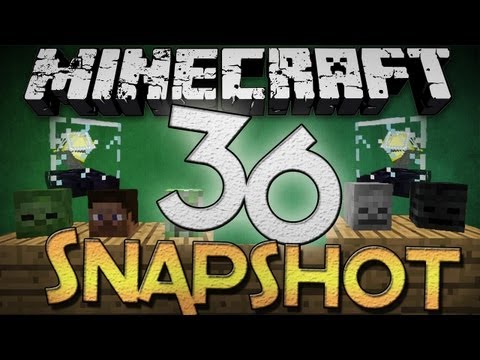 Minecraft: Snapshot 12w36a - Decoration Heads, Beacon Block, Wither Skeleton, and MORE!