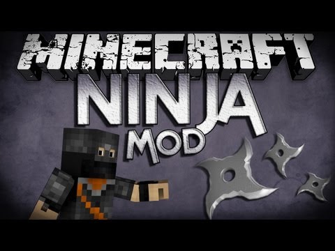 Minecraft Mod Showcase: Ninja Mod - Katanas, Daggers, Sushi, and MORE!