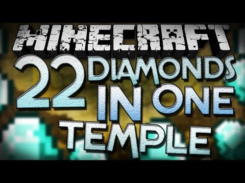 Minecraft: 1.3 Seeds - More Diamonds? - 22 DIAMONDS IN 1 TEMPLE!