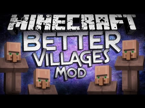 Minecraft Mod Showcase: Better Villages Mod - Cleaner and More Common Villages!