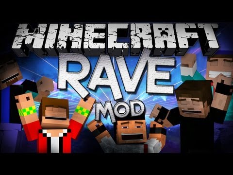 Minecraft Mod Showcase: Rave Mod - Dance Mode Enabled!