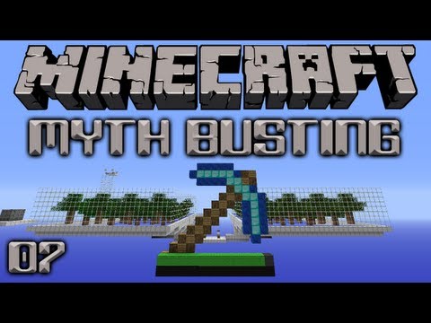 Minecraft Myth Busting 07 Tool & Weapon Durabilty Myths