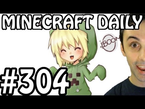 MINECRAFT DAILY 26/09/12 (304) - Battle For Hoth! Steve Figurines! Stolen Items!