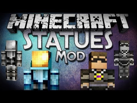 Minecraft Mod Showcase: Statues Mod - Showcase Your Favorite People and Items!