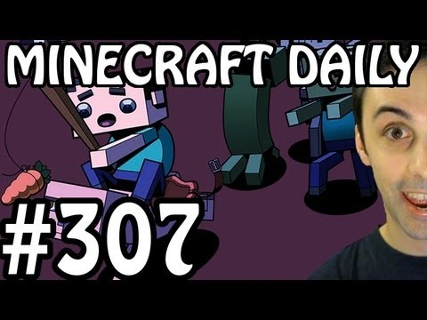 MINECRAFT DAILY 01/10/12 (307) - Prepaid Gift Cards! Lonely Miner! Gangnam Style Zombies!