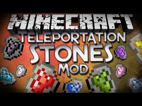 Minecraft Mod Showcase: Teleportation Stones Mod - Create Waypoints!