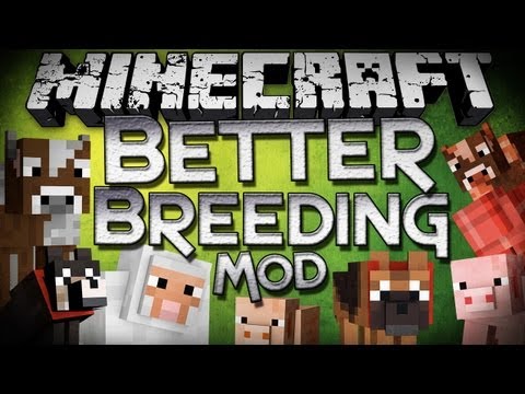 Minecraft Mod Showcase: Better Breeding Mod - Purposeful Animal Breeding!