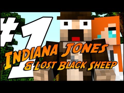 Minecraft: Indiana Jones & The Lost Black Sheep w/ Mrs_Keralis - Part 1