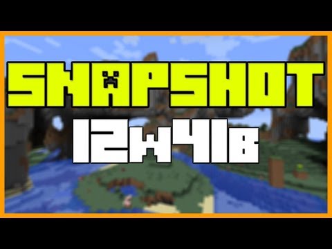 #Minecraft 12w41a Snapshot in 18 Seconds