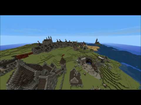 #Minecraft Cinematic: Gothic City Flyover