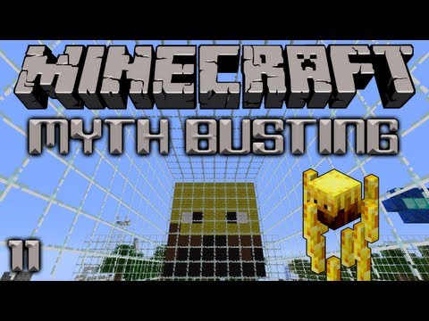 Minecraft Myth Busting 11 Do Blazes Drop More Rods When On Fire?