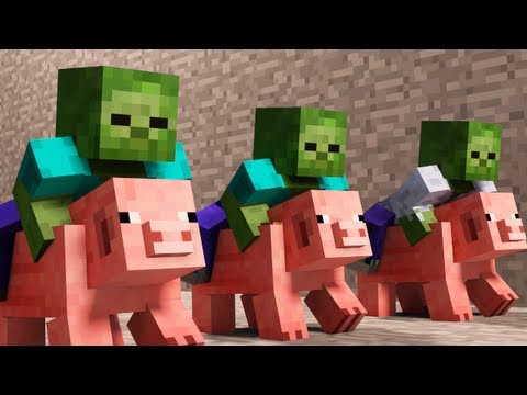 Pig Racing - A Minecraft Animation