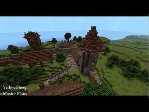 #Minecraft Amazing Village Timelapse