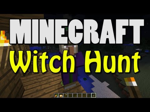 Minecraft 1.4 Map Seed - Witch Hunt (Save the Villagers!)