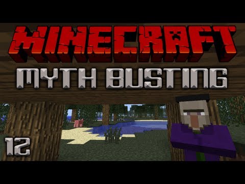 Minecraft Myth Busting 12 Halloween Special