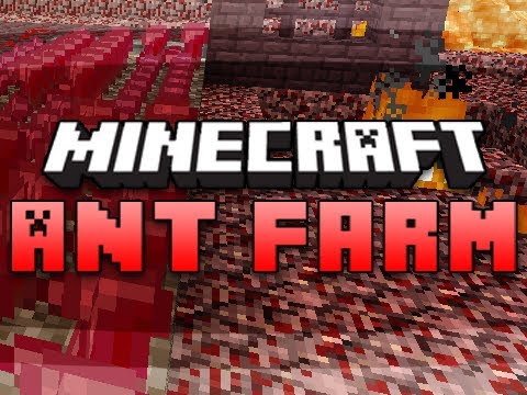 Extreme Ant Farm Survival: Episode 19 - New Nether Fortress! [Minecraft Map]