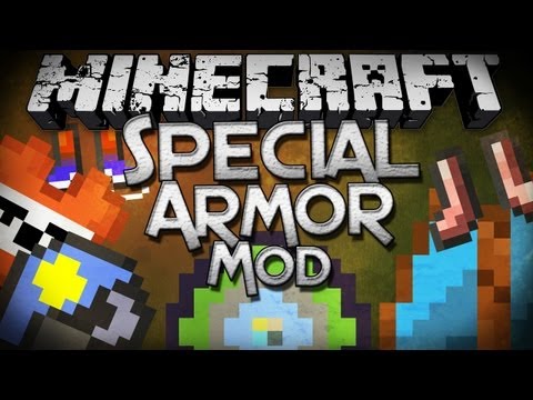 Minecraft Mod Showcase: Special Armor Mod - Pork Armor, Time Helmet, Jeffrey, and More!