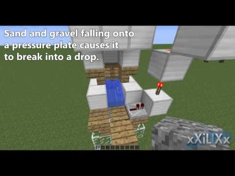 #MINECRAFT 1.4 Sand Lock Door TUTORIAL