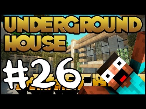 Minecraft Lets Build HD: Underground House - Part 26