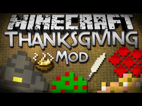 Minecraft Mod Showcase: Thanksgiving Mod - Serve Up a Nice Family Dinner!