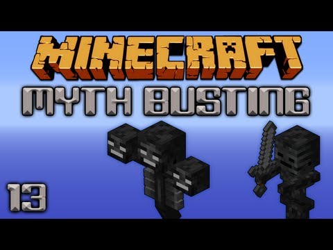 Minecraft Myth Busting 13 Looting On Wither Skulls & Nether Stars