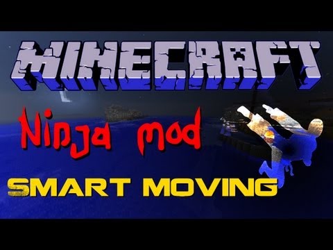 Minecraft - Ninja mod & Smart Moving mod